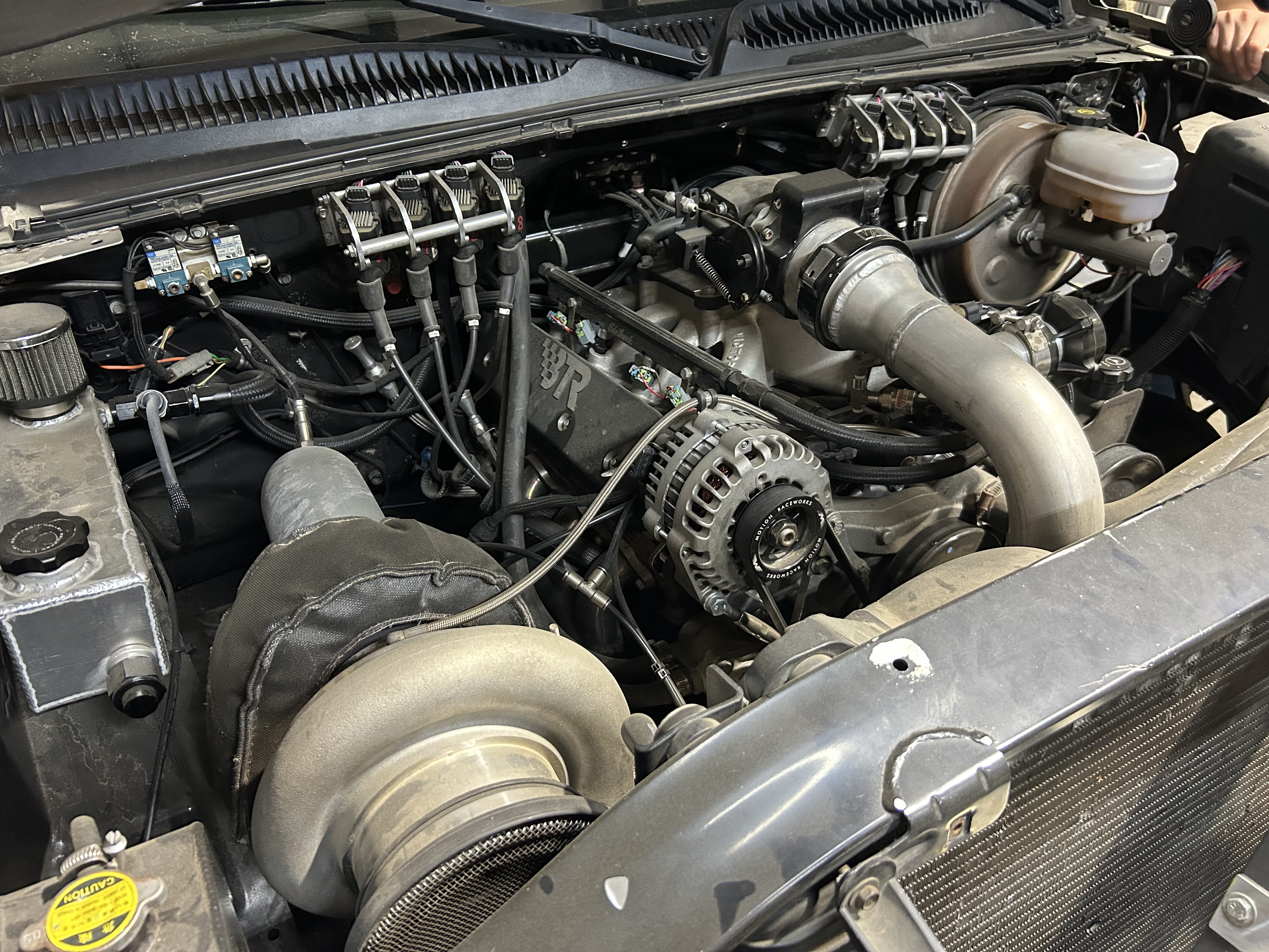 SRT supercharger on bench